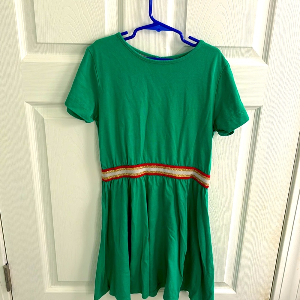 Gorgeous  green play dress from Boden kids. Size 10.